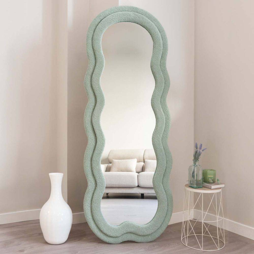 Flamingo - Miroir cadre en tissu Charlotte - Imagen 2