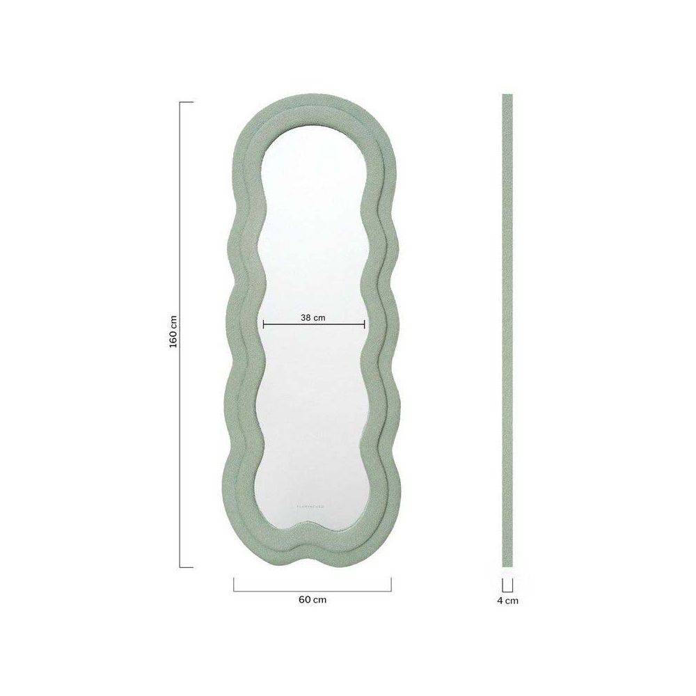 Flamingo - Miroir cadre en tissu Charlotte - Imagen 3