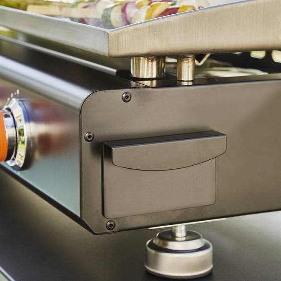 Brasero - Plancha au gaz BRASERO Silvia II G - 3 Brûleurs - 67 x 34 cm - Inox, Noir - Imagen 6