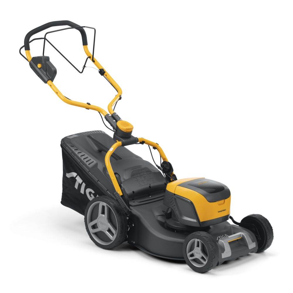 Stiga - Tondeuse à batterie Combi 548e S, 48 V, Largeur 46 cm avec guidon Fulcrum pliable et bac de ramassage hybride 60 L - STIGA - Image 2
