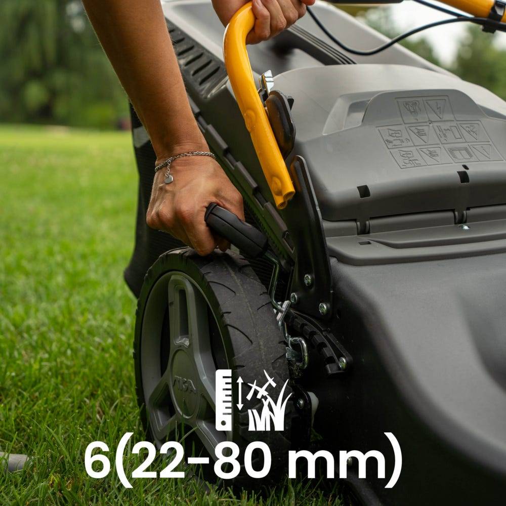 Stiga - Tondeuse à batterie Combi 548e S, 48 V, Largeur 46 cm avec guidon Fulcrum pliable et bac de ramassage hybride 60 L - STIGA - Image 9