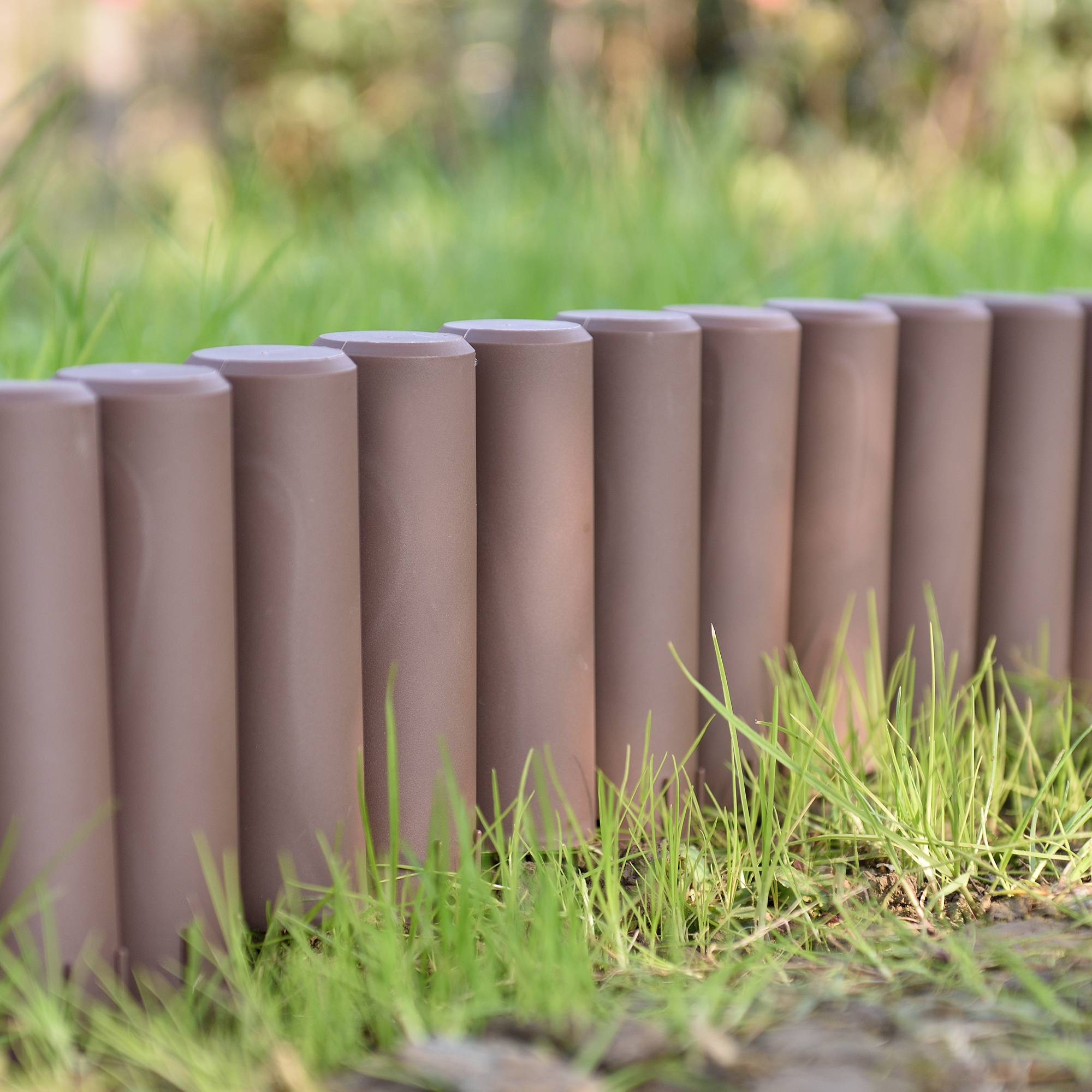 Casa.Pro - Kit de 10 Palissades Espot marron 270 cm [casa.pro] - Imagen 3