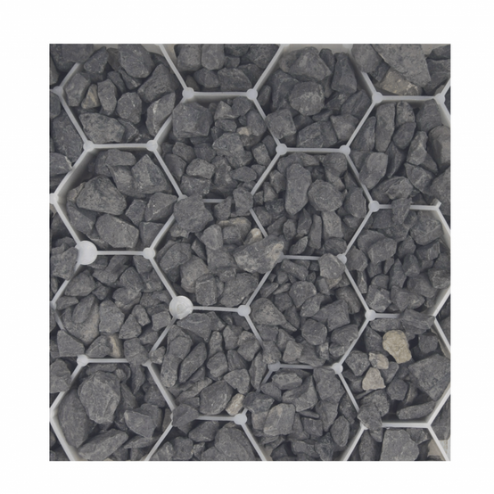 Gravier concassé calcaire Noir 6/14 mm - Big Bag 1T (16 m²) - Noir - Jardinex - Image 3