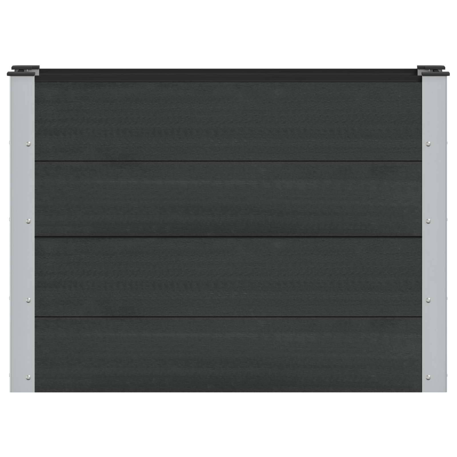 Prolenta Premium - Jardinière aluminium noir 100 x 30 x 72 cm - Prolenta premium p380.8 - Image 3