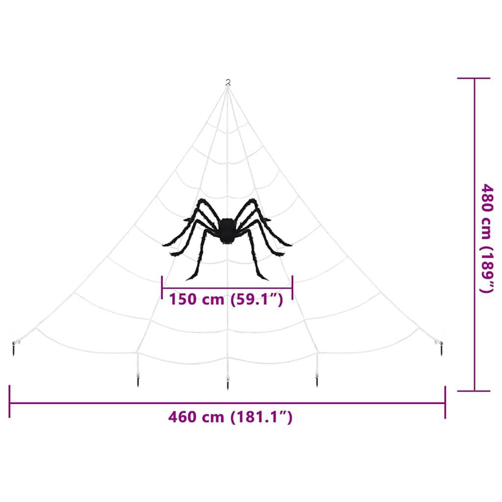 Vidaxl - Décoration d'araignée d'Halloween avec toiles 4 pcs Polyester vidaXL 42020055 - Image 3