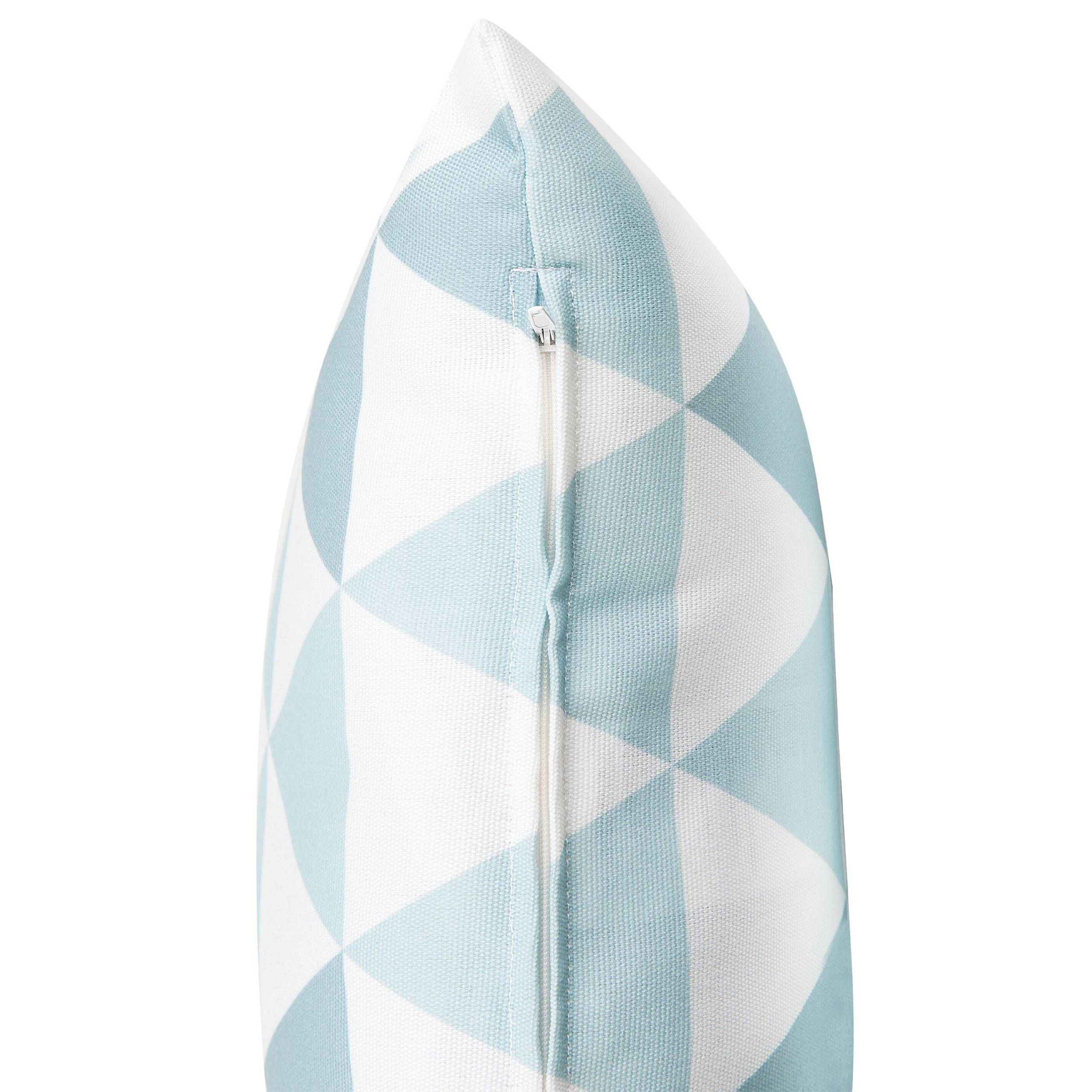 Beliani - Coussin d'extérieur Polyester Bleu TRIFOS Beliani - Imagen 5