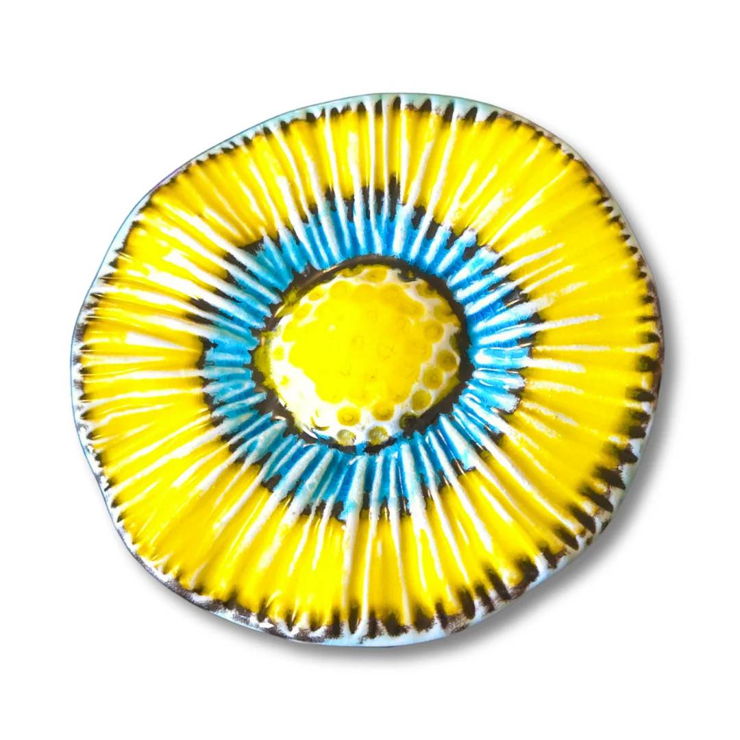 Fleur en céramique Uniflora — 004 · Jaune