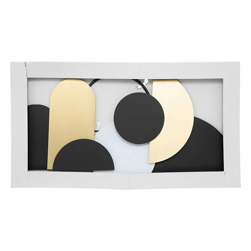 Déco murale 70x37 métal Juliette noir et doré Atmosphera - Imagen 4