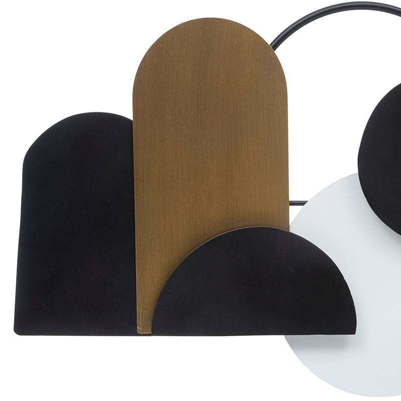 Déco murale 70x37 métal Juliette noir et doré Atmosphera - Imagen 3