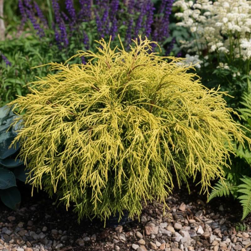 Cyprès Sawara Sungold, Chamaecyparis pisifera - Pot de 3L - 20/40 cm - Imagen 3