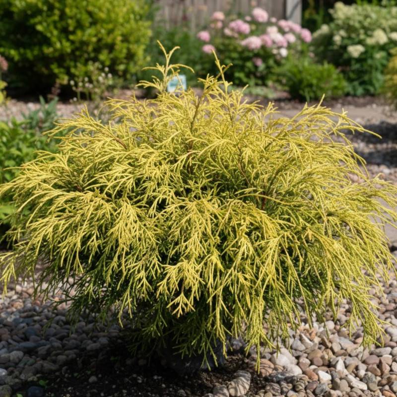 Cyprès Sawara Sungold, Chamaecyparis pisifera - Pot de 3L - 20/40 cm - Imagen 4