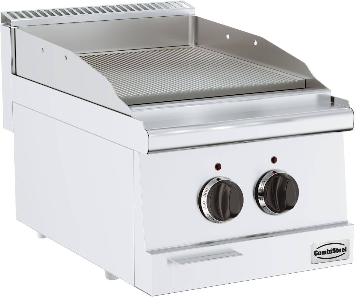 Combisteel - Plancha Electrique Triphasée Rainurée - Gamme 600 - Combisteel