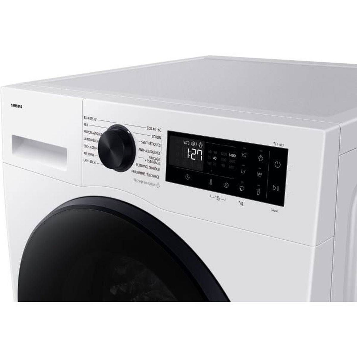 Lave-linge séchant 9/6 kg Samsung WD90DG5B15BE, AI ecobubble, vapeur, anti-microplastiques - SAMSUNG - Image 7
