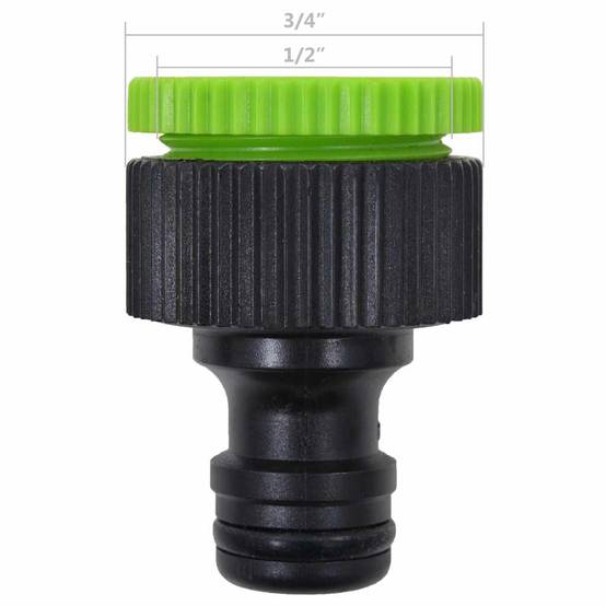 PANGIVO - Enrouleur de tuyau PVC vert et gris 10 m - PANGIVO - Image 7