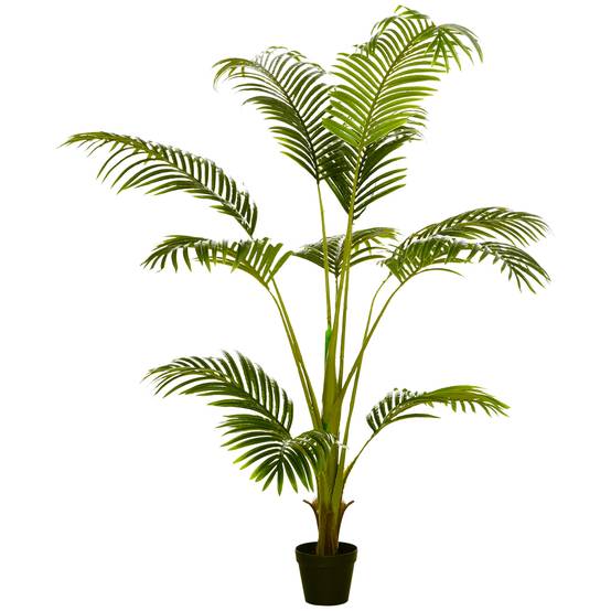 ComfortXL - Palmier Areca Artificiel PE Pour Maison Bureau Décoration Sans Souci 170cm Vert - ComfortXL Outdoor Living - Image 2