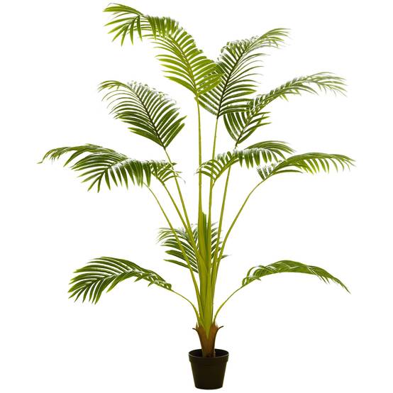 ComfortXL - Palmier Areca Artificiel PE Pour Maison Bureau Décoration Sans Souci 170cm Vert - ComfortXL Outdoor Living - Image 1