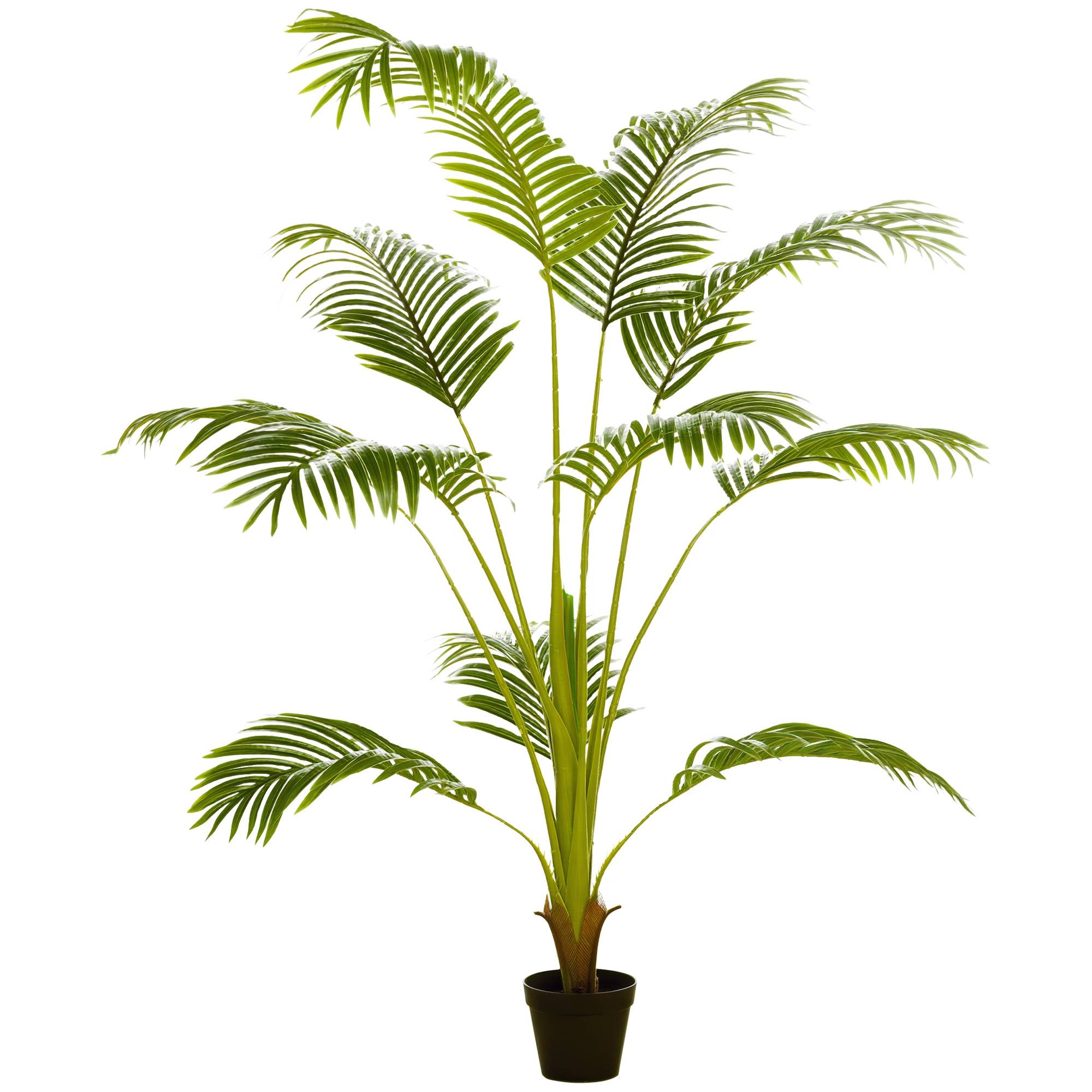 ComfortXL - Palmier Areca Artificiel PE Pour Maison Bureau Décoration Sans Souci 170cm Vert - ComfortXL Outdoor Living - Image 1