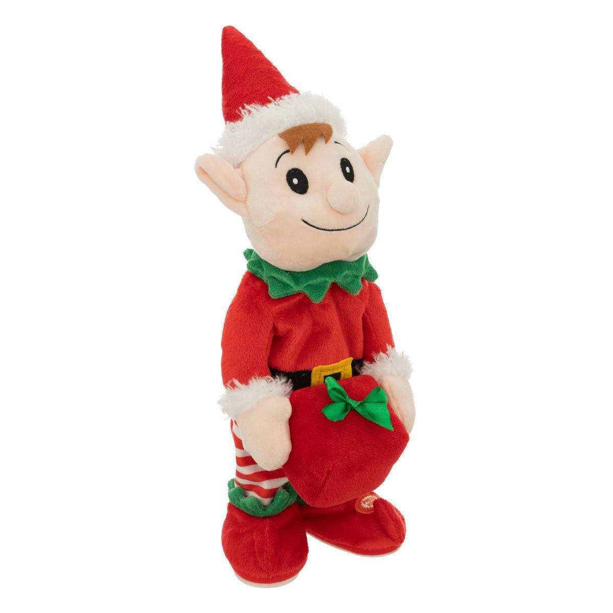 Atmosphera - Automate de Noël lutin à mouvement et musique H38cm à piles - Atmosphera Créateur d'intérieur - Imagen 1