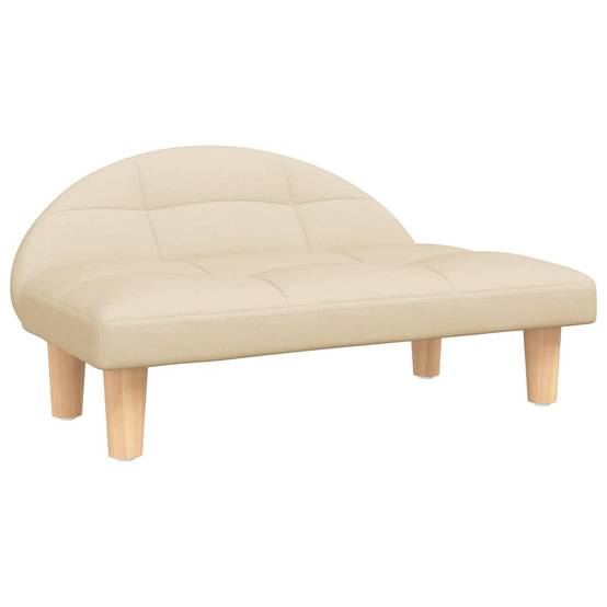 ComfortXL - Canapé lit pour chien en tissu et bois pour salon ou chambre Crème 70x52 cm – ComfortXL Pet Living - Image 2