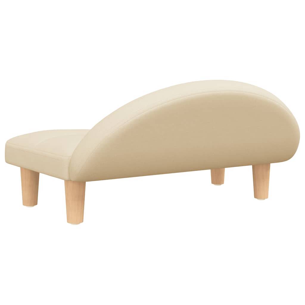 ComfortXL - Canapé lit pour chien en tissu et bois pour salon ou chambre Crème 70x52 cm – ComfortXL Pet Living - Image 5