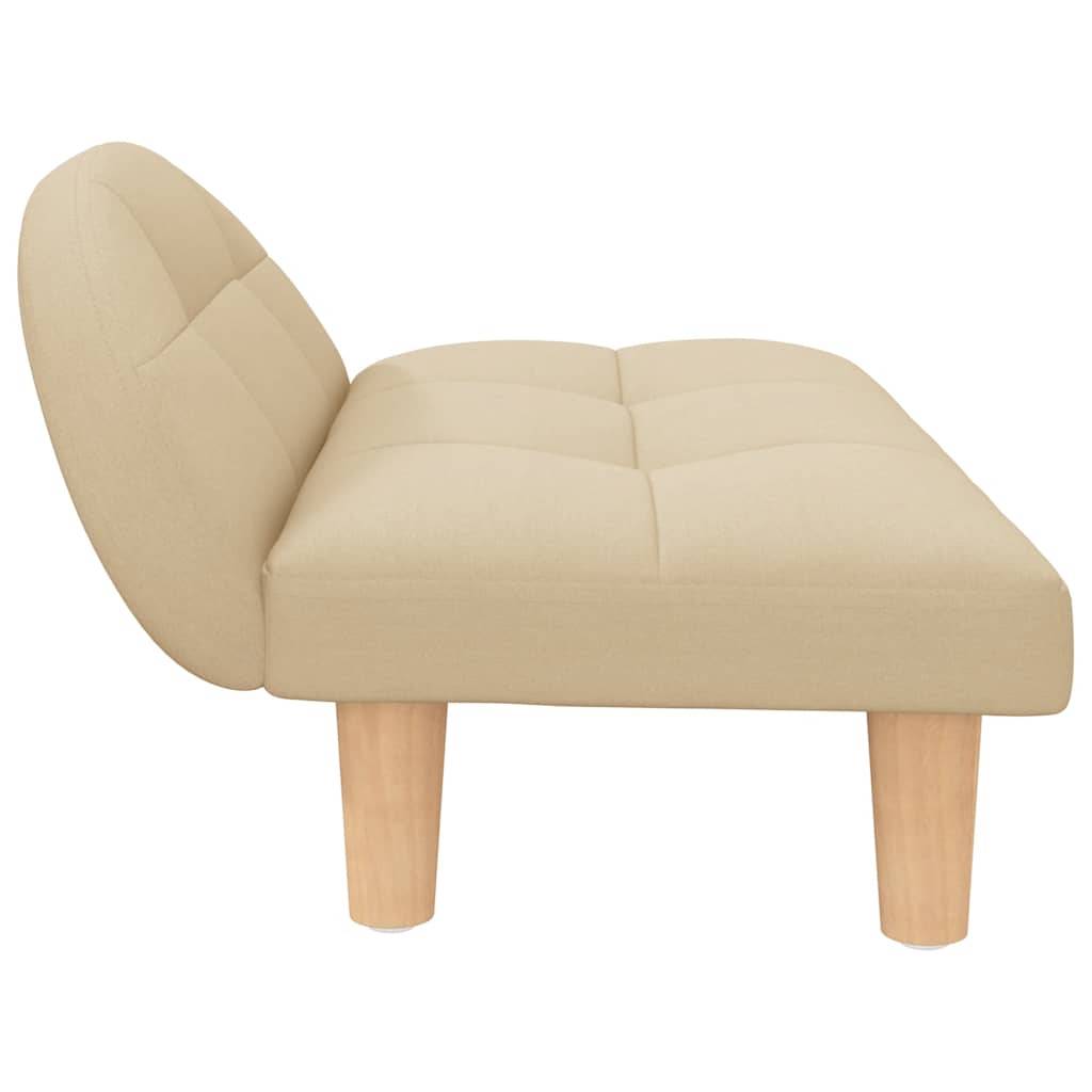 ComfortXL - Canapé lit pour chien en tissu et bois pour salon ou chambre Crème 70x52 cm – ComfortXL Pet Living - Image 4