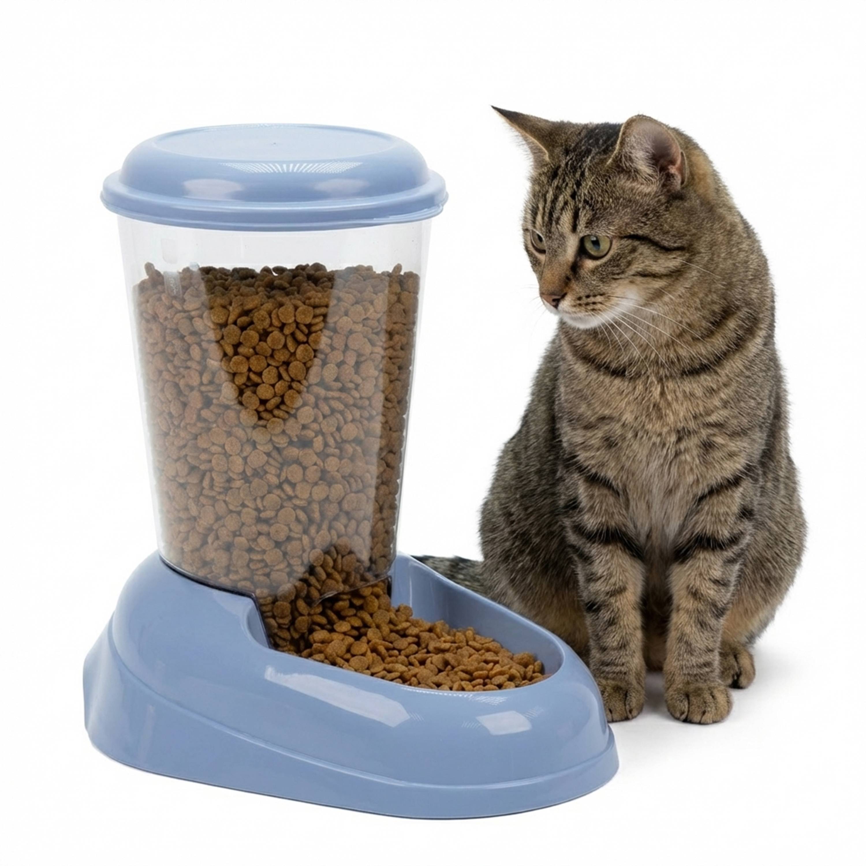Ferplast - Ferplast Distributeur de croquettes pour chiens et chats ZENITH, 3 litres, Distributeur de croquettes pour animaux, fond antidérapant, 20,2 x 29,2 x h - Imagen 4