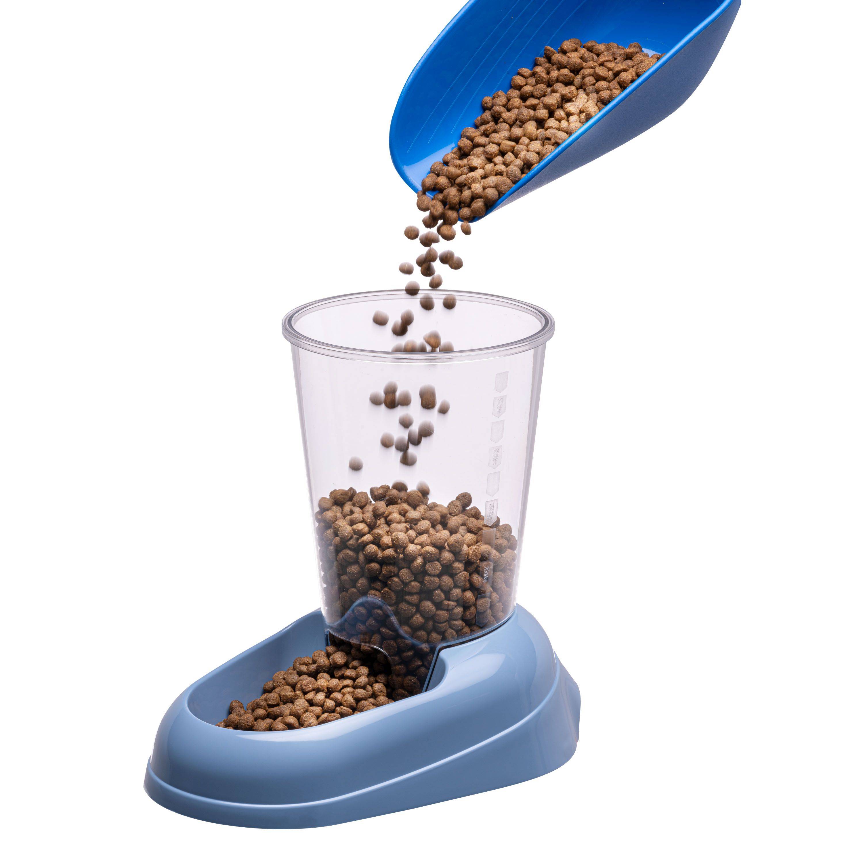 Ferplast - Ferplast Distributeur de croquettes pour chiens et chats ZENITH, 3 litres, Distributeur de croquettes pour animaux, fond antidérapant, 20,2 x 29,2 x h - Imagen 5