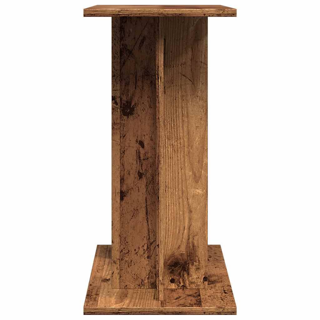 Meuble pour Aquarium Bois d'Ingénierie Rangement 3 Niveaux 60x30x60 cm Bois Ancien - ComfortXL Outdoor Living - Image 5