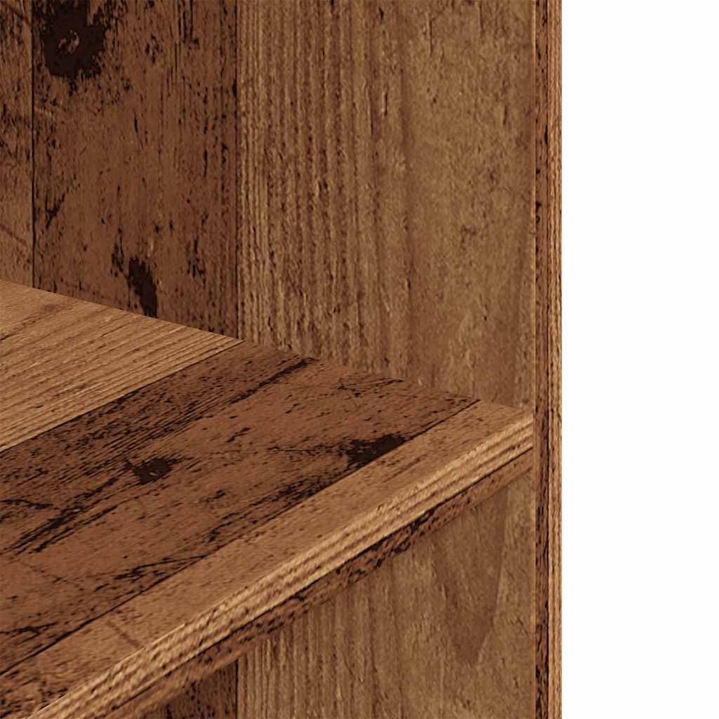 Meuble pour Aquarium Bois d'Ingénierie Rangement 3 Niveaux 60x30x60 cm Bois Ancien - ComfortXL Outdoor Living - Image 7