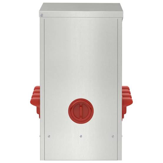 Mangeoire Volaille Galvanisée Anti-Gaspillage 25kg Argent - ComfortXL Outdoor Living - Image 5