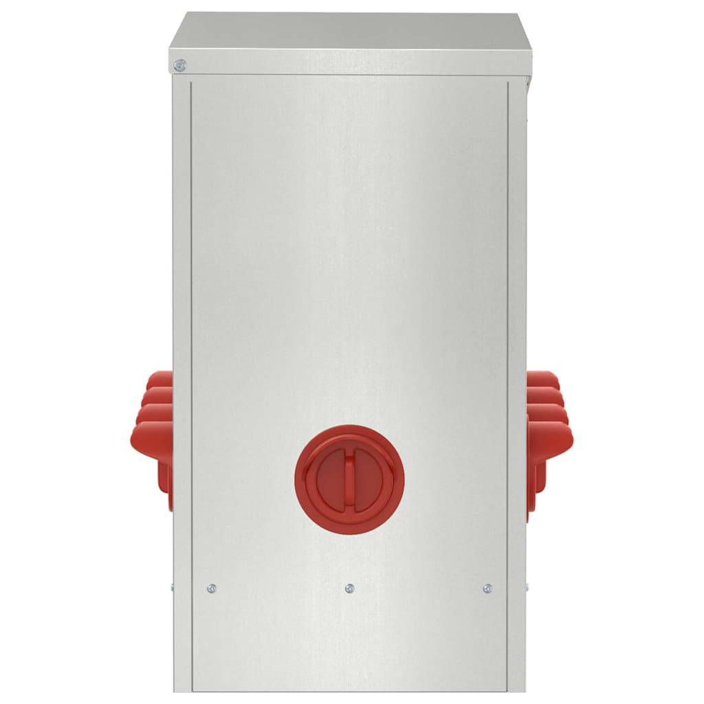 Mangeoire Volaille Galvanisée Anti-Gaspillage 25kg Argent - ComfortXL Outdoor Living - Image 5