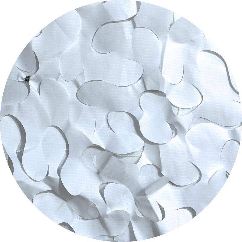 Filet de camouflage renforcé blanc / 3x3 - Image 3
