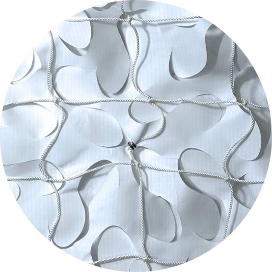 Filet de camouflage renforcé blanc / 3x3 - Image 4