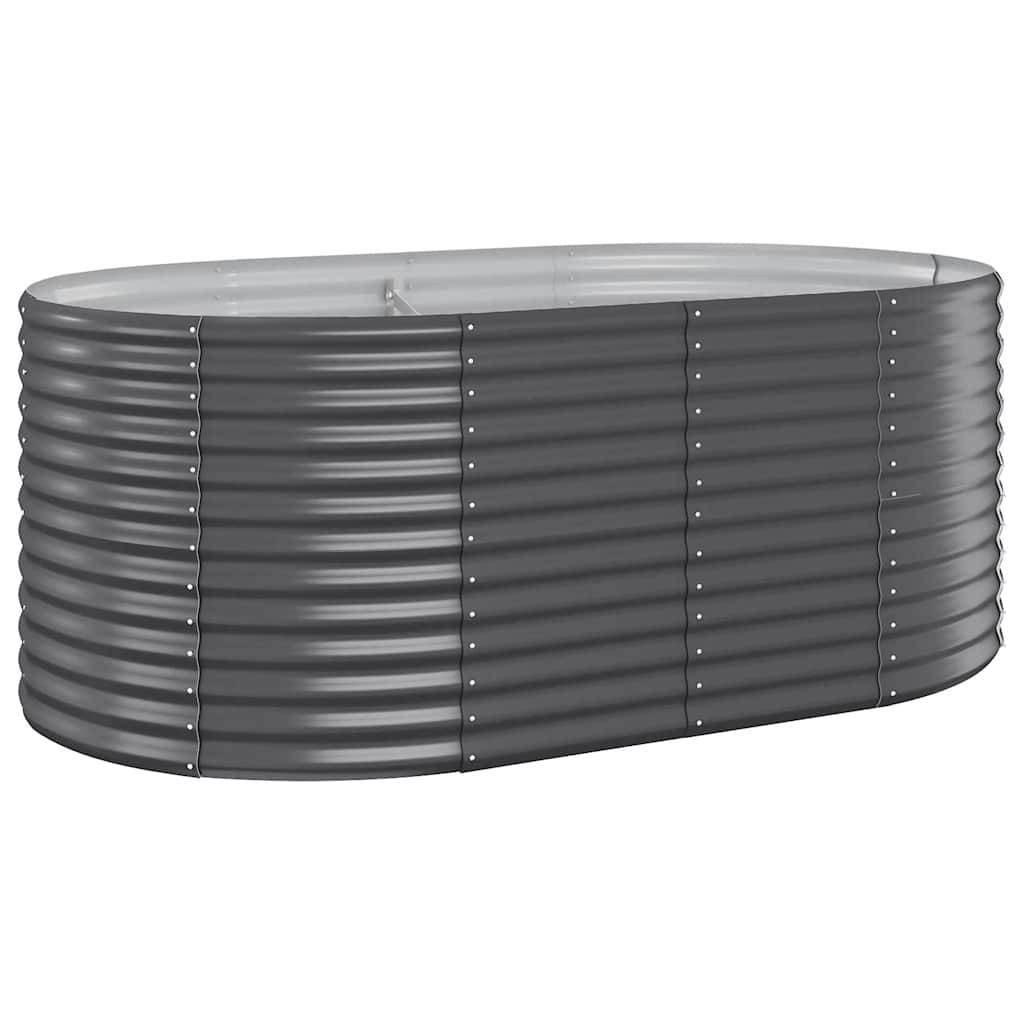 Vidaxl - Lit surélevé de jardin Acier galvanisé Anthracite vidaXL 319061 - Image 2