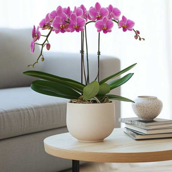 Plant In A Box - Orchidée papillon - Phalaenopsis Multiflora - Hauteur 35-45cm - ⌀12cm - Image 2