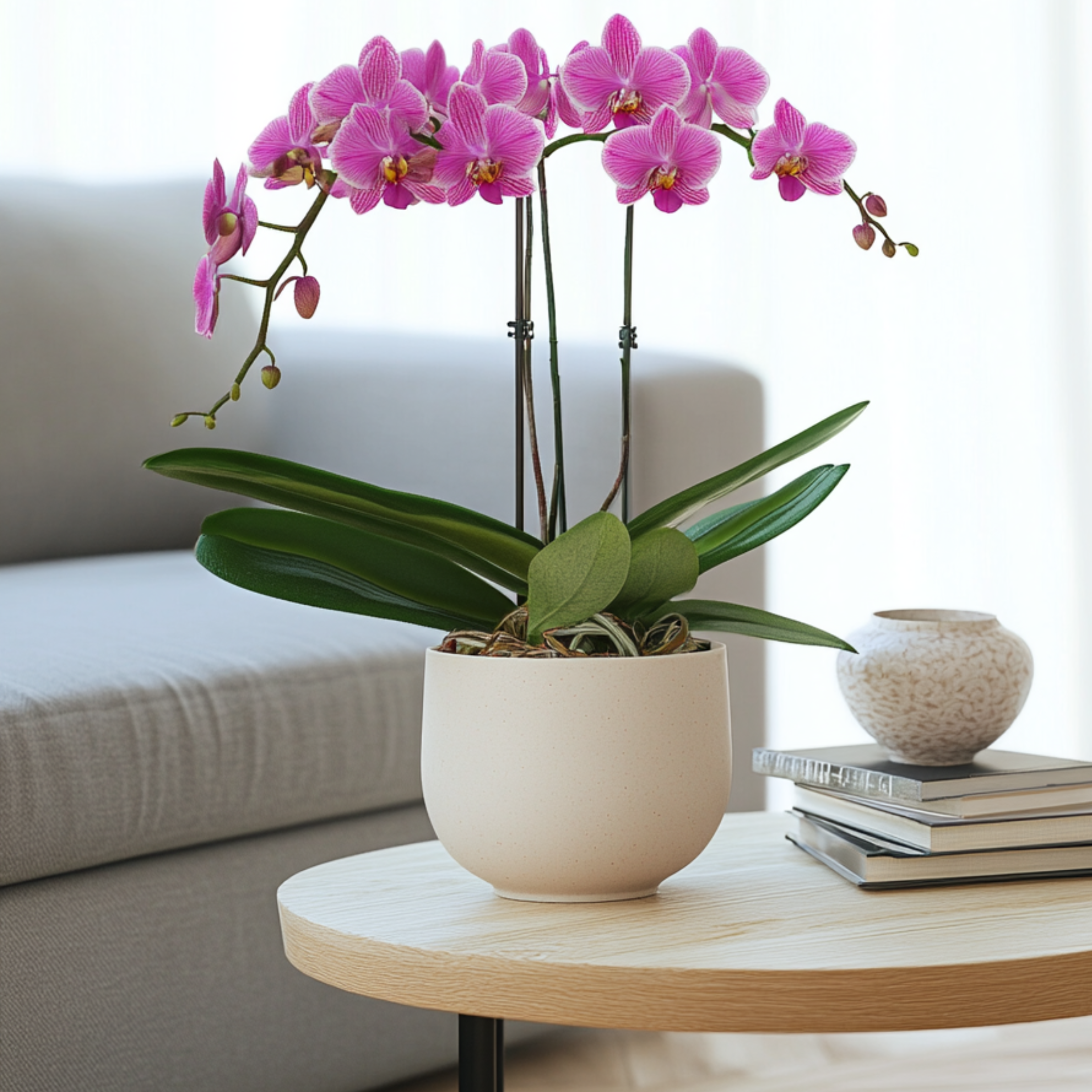 Plant In A Box - Orchidée papillon - Phalaenopsis Multiflora - Hauteur 35-45cm - ⌀12cm - Image 2