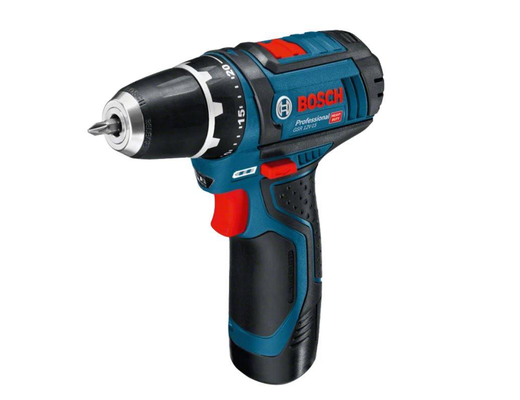 Bosch - Perceuse visseuse 12V GSR 12V-15 Professional + 2 batteries 2Ah + chargeur + coffret L-BOXX + outillage à main - BOSCH - 060186810R - Image 3