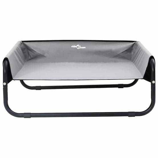 Lit pour chien surélevé en tissu Oxford pour jardin et maison Gris clair L – ComfortXL Pet Living - Image 4