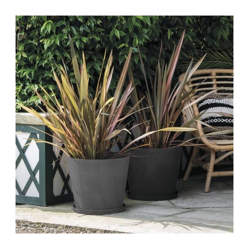 Deroma - Pot De Fleurs - Deroma - Origin - 49 L - Anthracite - Image 2