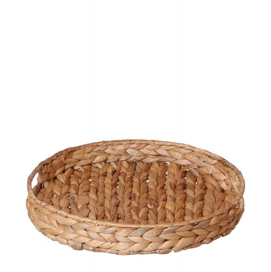 Plateau rond en jacinthe Ø30cm - Image 1