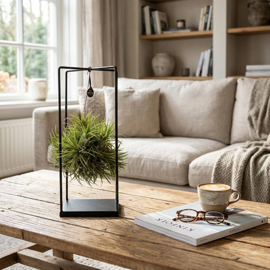 Tillandsia Plante Aérienne et Décor - D14 H37cm