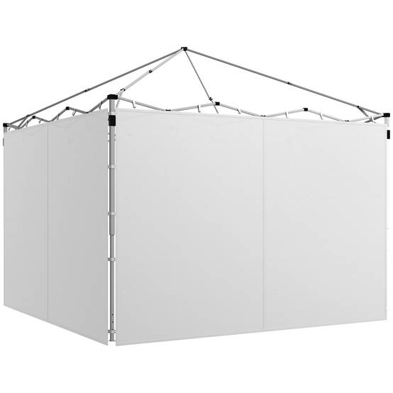 ComfortXL - Panneaux latéraux tissu Oxford tonnelle remplacement jardin abri imperméable 295x195cm blanc - ComfortXL Outdoor Living - Image 1