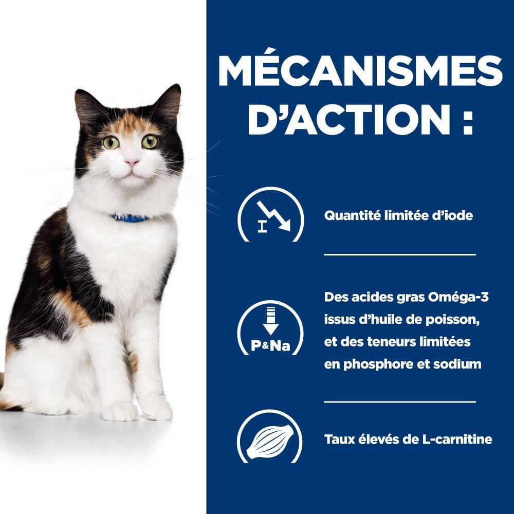 CROQUETTE CHAT ADULT PRESCRIPTION DIETS Y/D THYROID CARE - HILL'S 1,5 kg - Image 5