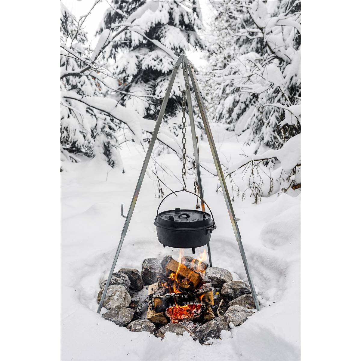 Trépied de suspension Petromax pour marmite en fonte - Imagen 5