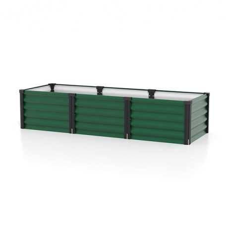 Vitavia - Carré potager Linus IN-OUT S – bac Zincalume®, Couleur Vert/Aluminium - Image 8