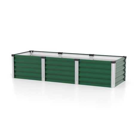 Vitavia - Carré potager Linus IN-OUT S – bac Zincalume®, Couleur Vert/Aluminium - Image 6