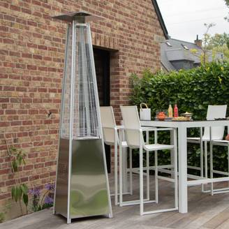 Chauffe terrasse à gaz 10000 W inox hexagonal ASTRA