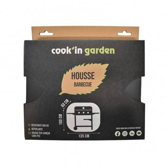 Cook in Garden - HOUSSE BARBECUE DESSERTE L135 x P60 x H100 CM - Imagen 2