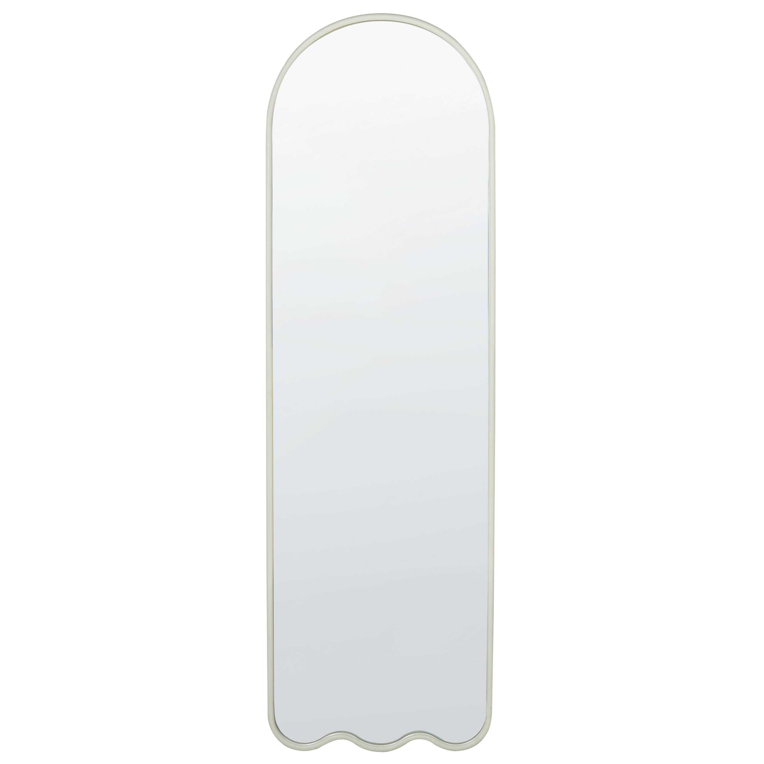 Beliani - Miroir Métal Blanc cassé BUSSY - 45x3x145- Beliani - Image 2