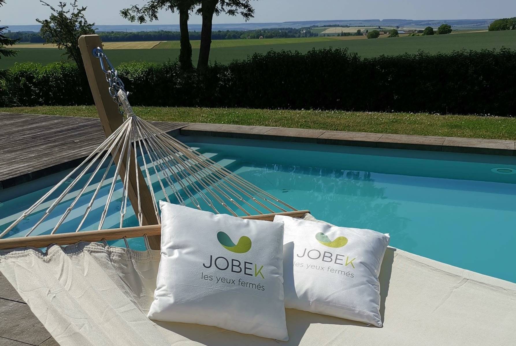 Jobek - Set Bois ESKAPADE 323x125x128 cm Écru certifié FSC Mix JOBEK - Imagen 5